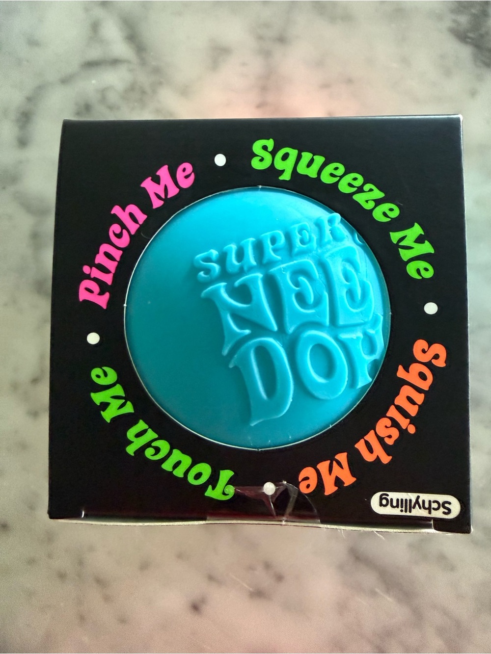 Super NeeDoh Blue Stress Ball - Squeeze Toy